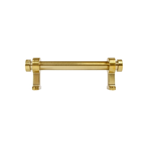 Lumi Home Furnishings Drawer Pull Vintage 3" Brass 2-Pack
