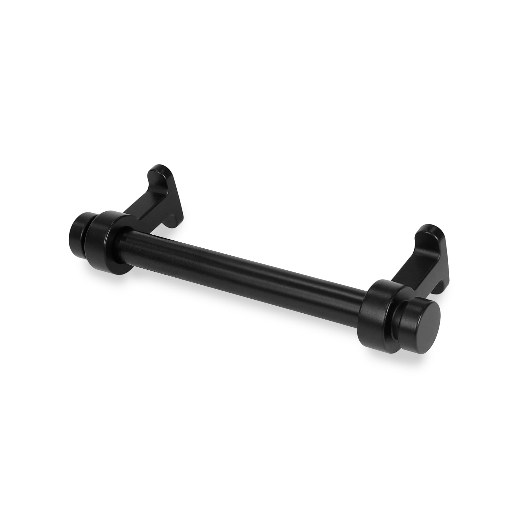 Lumi Home Furnishings Drawer Pull Vintage 3" Matte Black 2-Pack