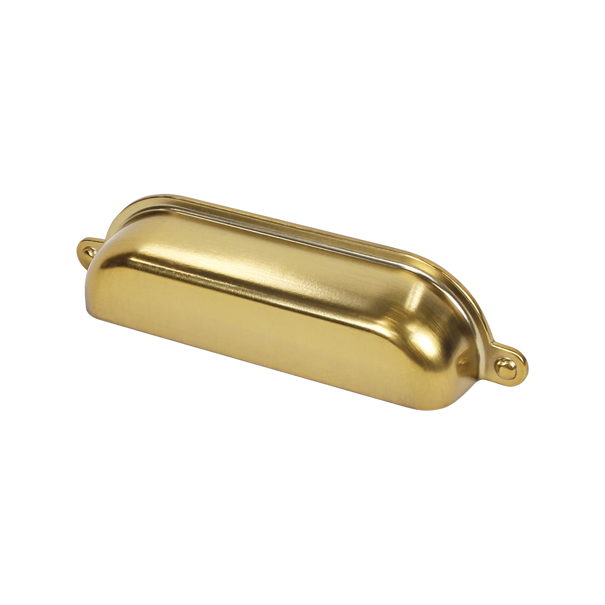 Lumi Home Furnishings Drawer Pull Vintage Library 3.75" Brass 2-Pack