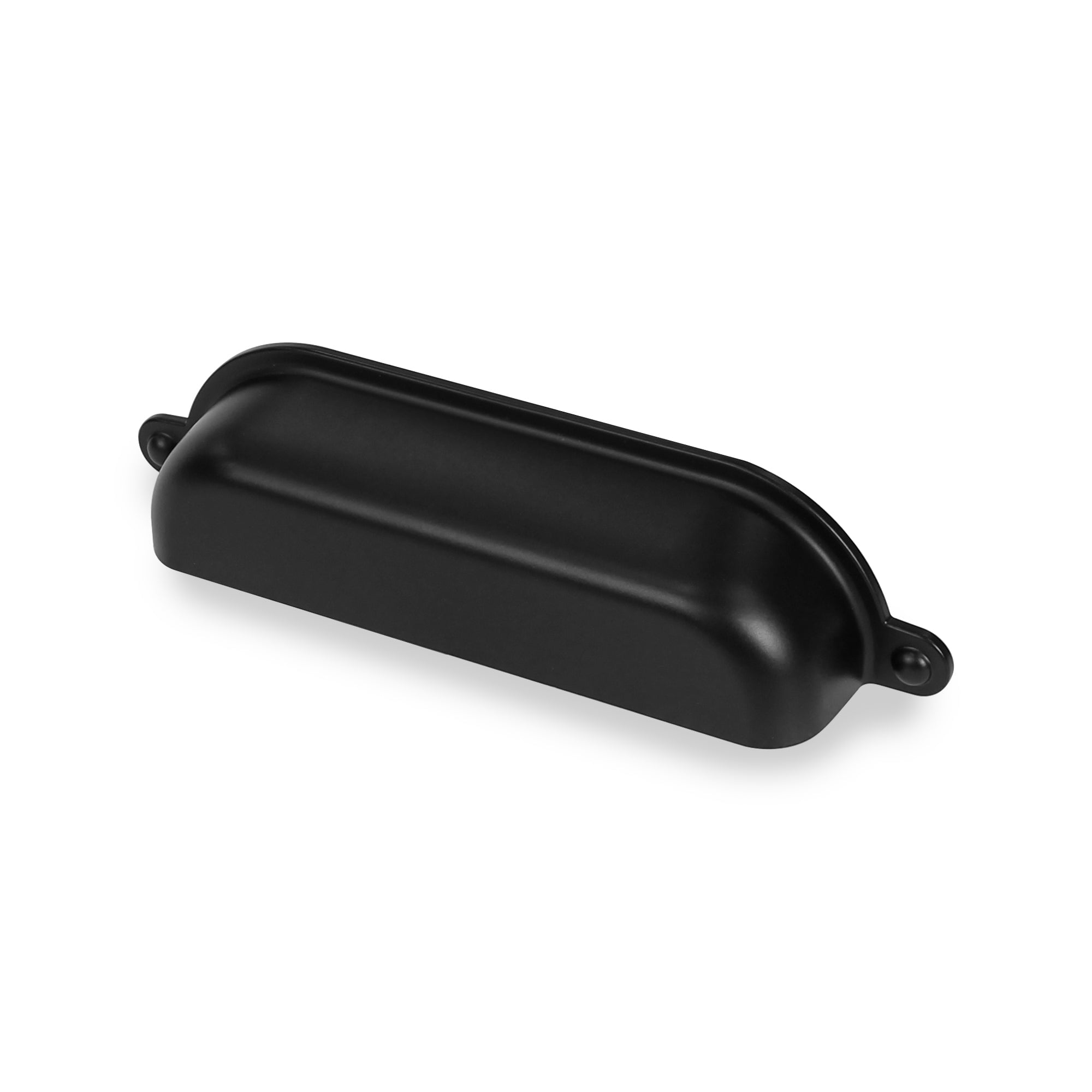 Lumi Home Furnishings Drawer Pull Vintage Library 3.75" Matte Black 2-Pack