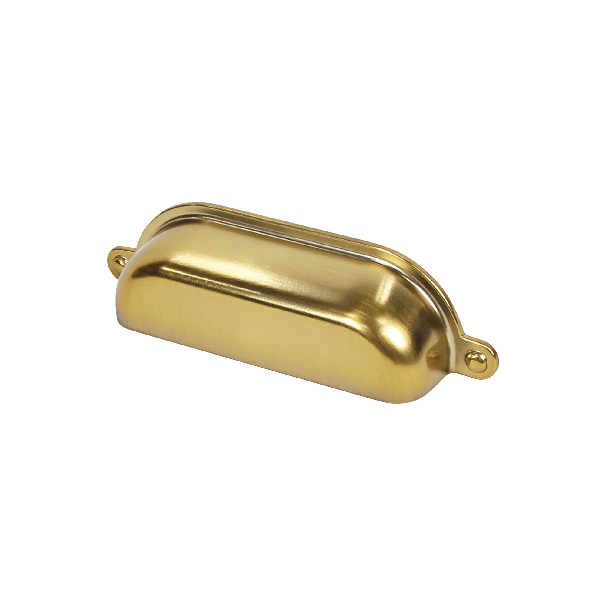 Lumi Home Furnishings Drawer Pull Vintage Library 3" Brass 2-Pack