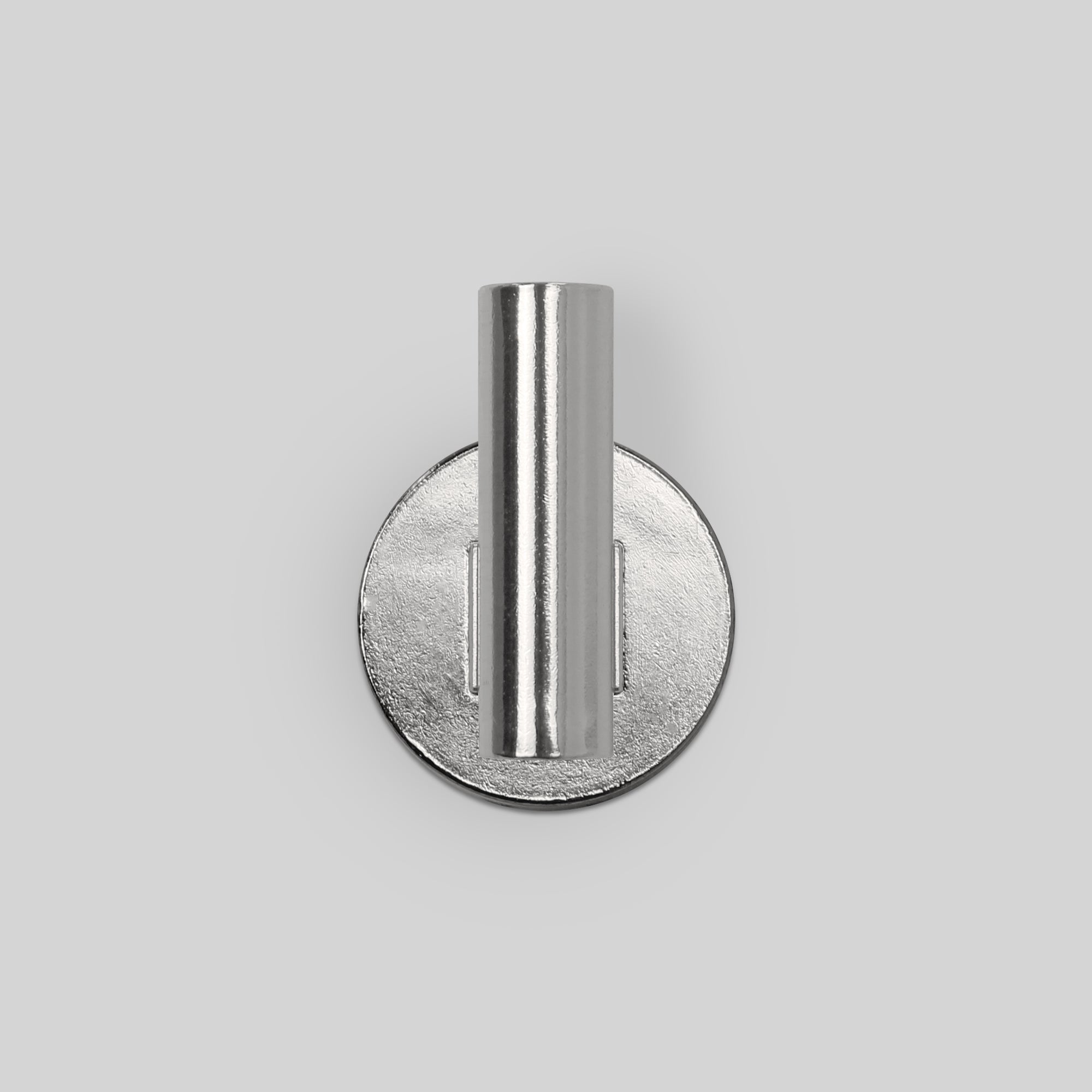 Lumi Home Furnishings Modern Wall Single Hook Brushed Nickel 8-pack