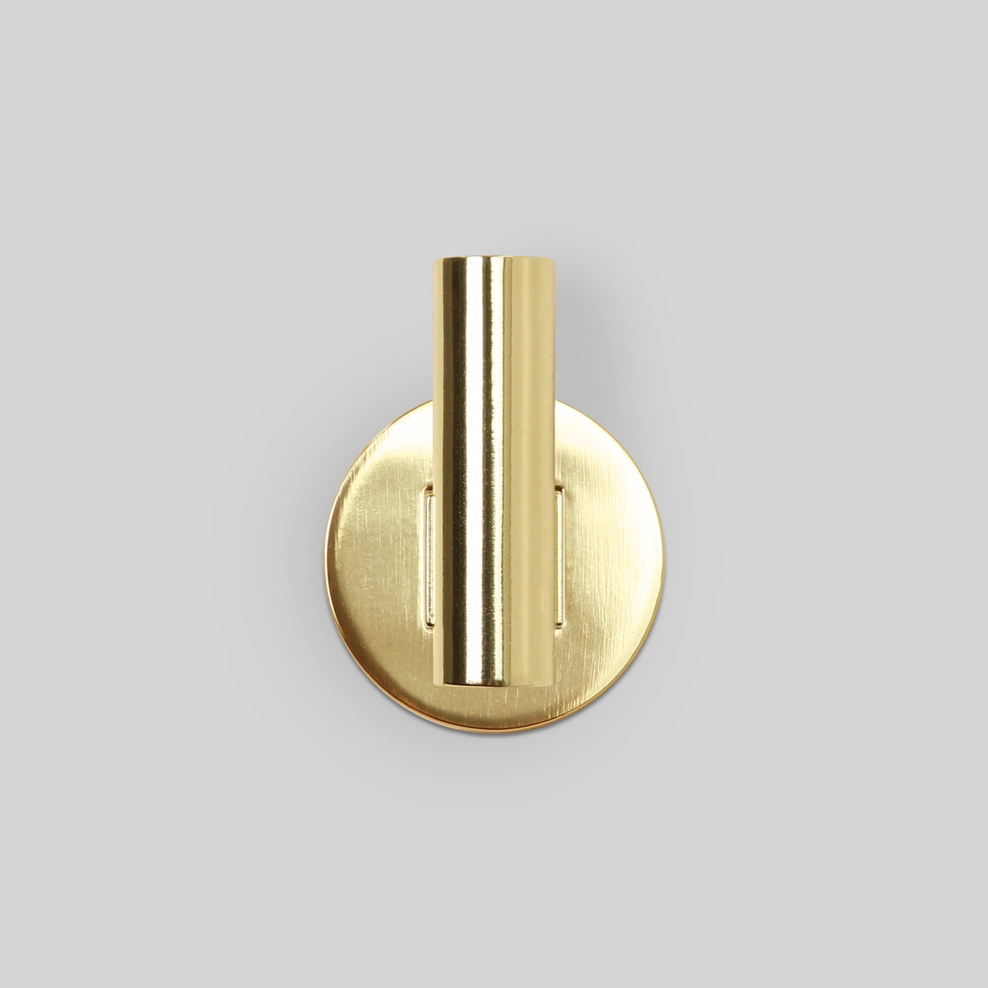 Lumi Home Furnishings Modern Wall Single Hook Gold 8-pack