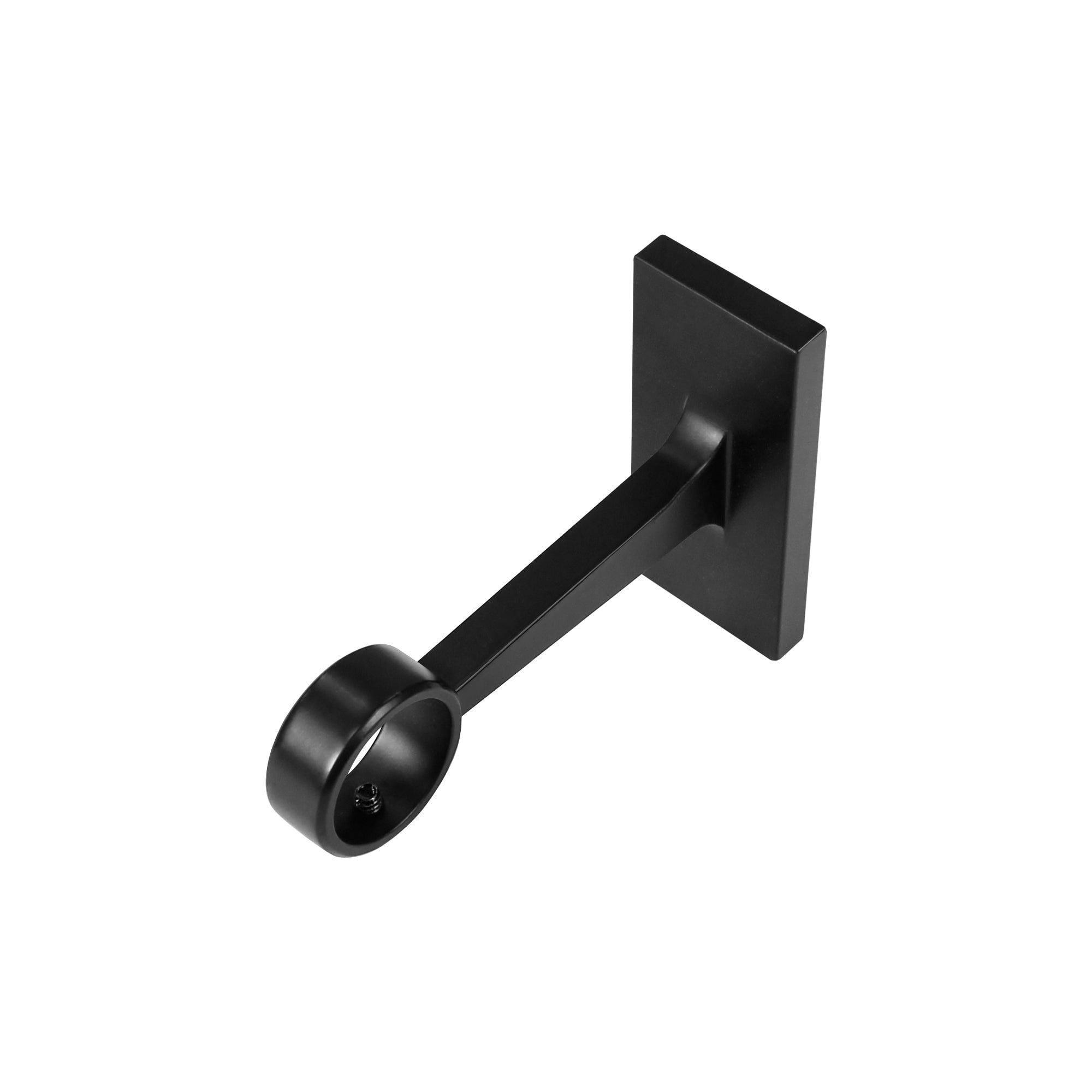 Lumi Home Furnishings Non-Adjustable Single Curtain Rod Brackets 1 in. (2-Piece)