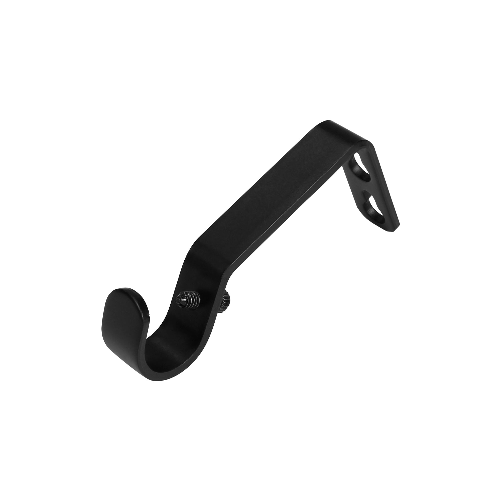Lumi Home Furnishings Non-Adjustable Single Curtain Rod Brackets 3/4 in. (4-Piece)