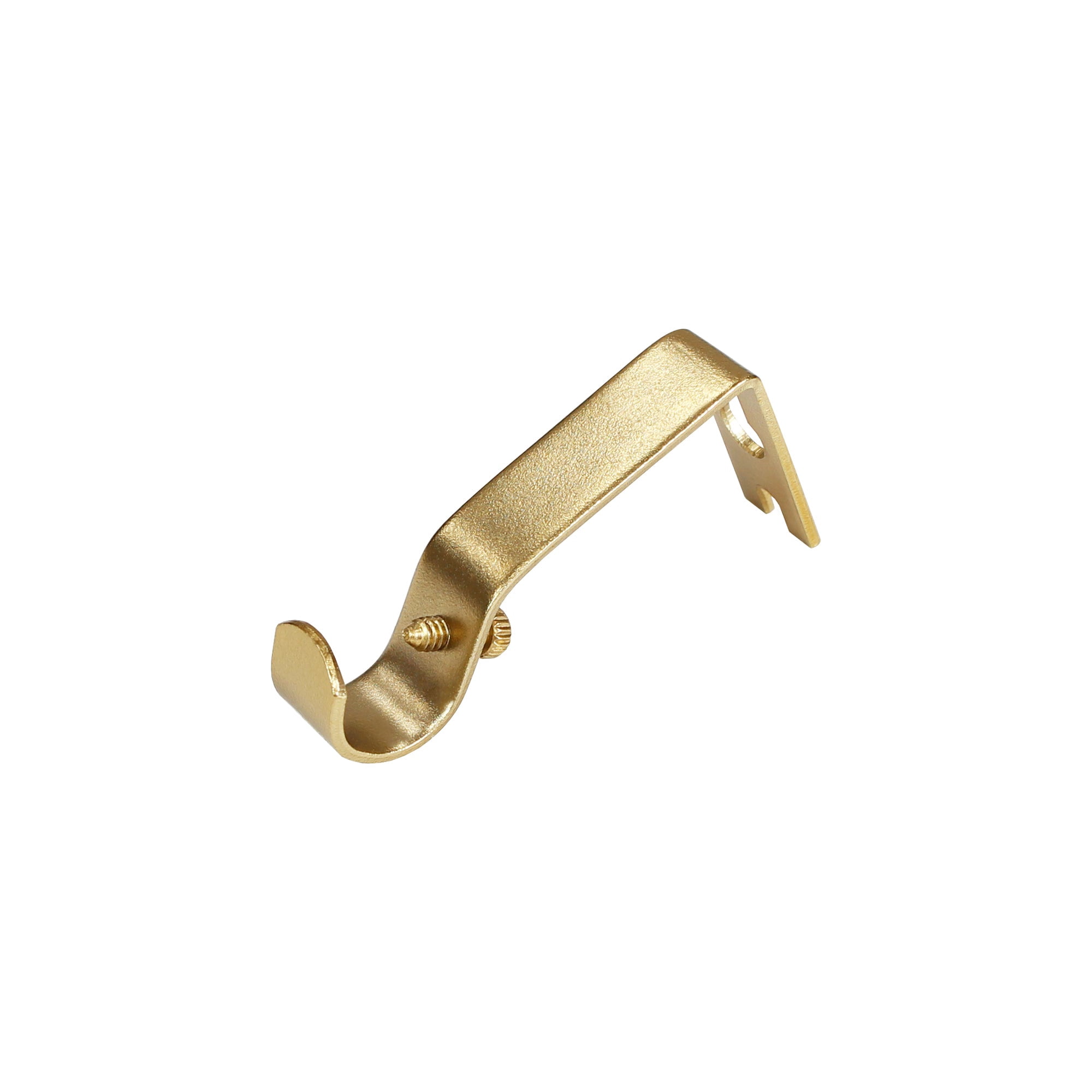 Lumi Home Furnishings Non-Adjustable Single Curtain Rod Brackets 5/8 in. (4-Piece)