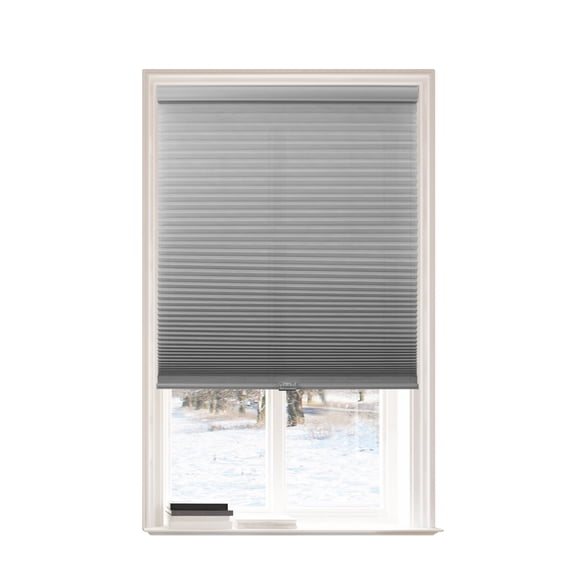 Lumi Light Filtering Cordless Cellular POSH Shades, Gray, 42" x72"