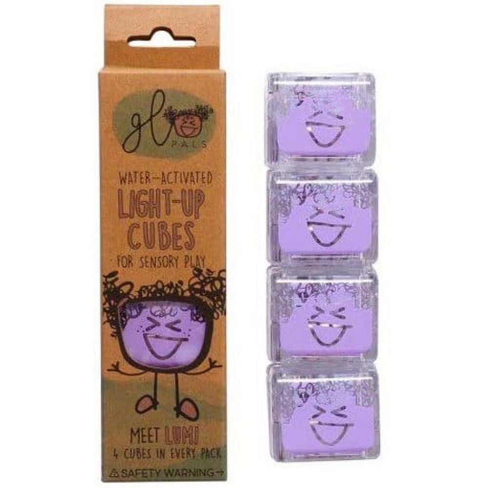 Lumi Purple Glo Pals WaterActivated Light Up Cubes