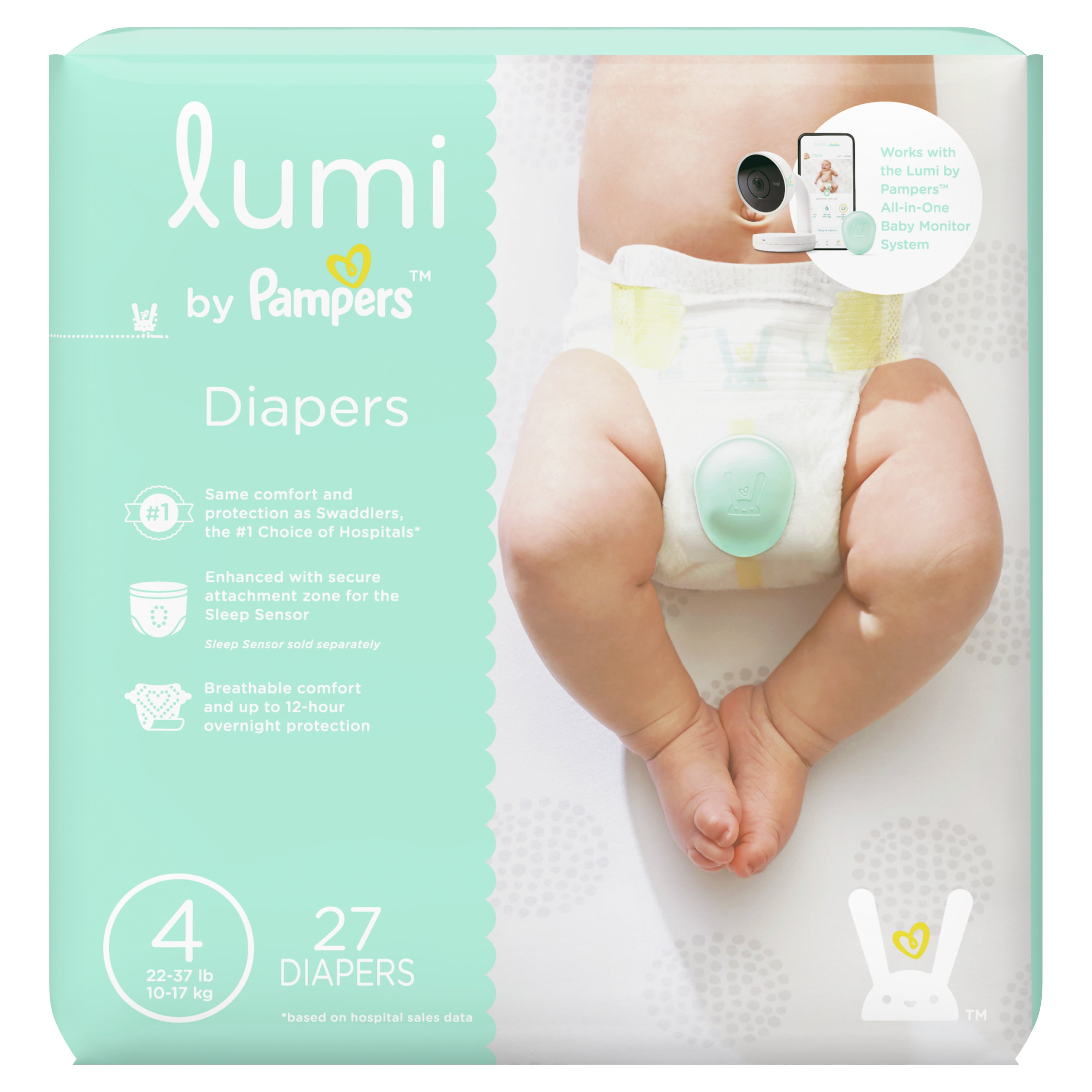 Lumi by Pampers Diapers Size 4 27 Count