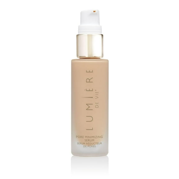 Lumière de Vie® Pore Minimizing Serum - Pore & Wrinkle, Moisturizing, Shine-Eliminating, All Skin Tones, Smooth Finish with Peptides, Ideal for No-Makeup Look or Under Foundation (1 fl. oz.)