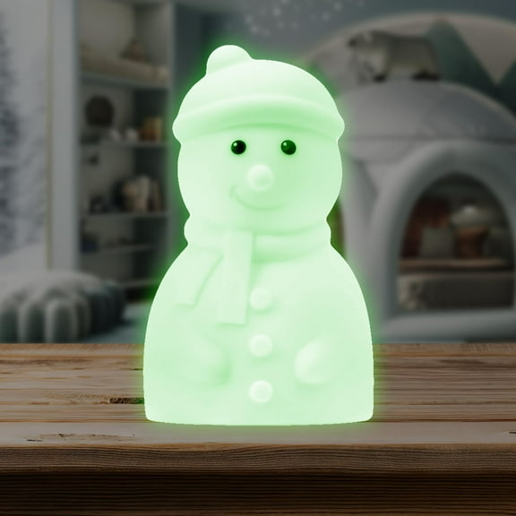 LumiPets Junior Snowman - Children's Nursery Touch Night Light