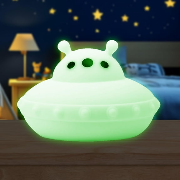 LumiPets Junior UFO - Children's Nursery Touch Night Light
