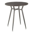 thumbnail image 1 of LumiSource Antique Metal, Espresso Bamboo Clara Round Dinette Table, 1 of 5