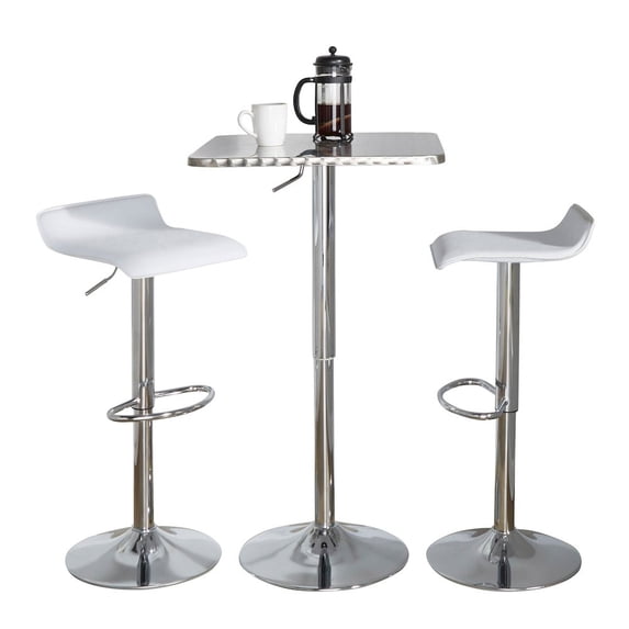 LumiSource Bistro Square-Ale Bar Set - 3 Piece