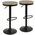 thumbnail image 1 of LumiSource Black Dakota Barstool - Set of 2, 1 of 9