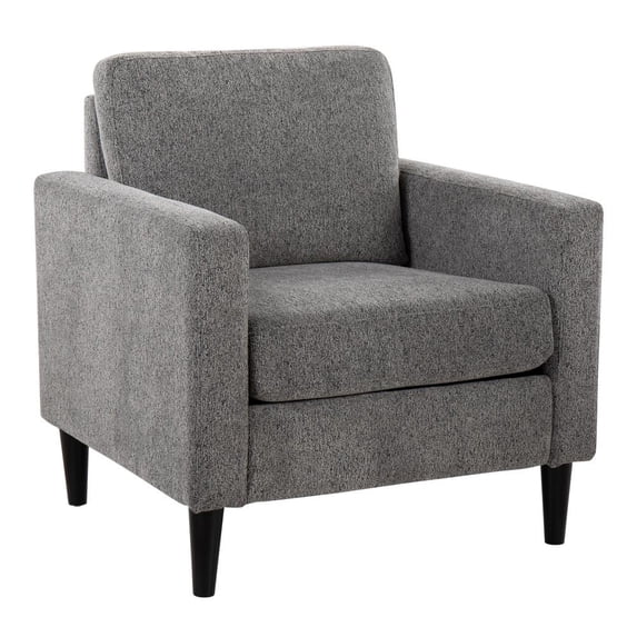 Lumisource Wendy Accent Chair With Black Wood Finish CHR-WENDYAC BKGY