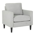 thumbnail image 1 of LumiSource Black Wood, Grey Fabric Wendy Arm Chair, 1 of 7