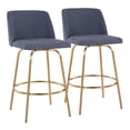 thumbnail image 1 of Toriano Counter Stools for Kitchen Counter, Counter Height Chairs, Bar Stools Set of 2, Counter Height Chairs, Bar Stools For Kitchen Island, 1 of 6