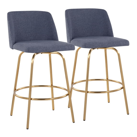 Toriano Counter Stools for Kitchen Counter, Counter Height Chairs, Bar Stools Set of 2, Counter Height Chairs, Bar Stools For Kitchen Island