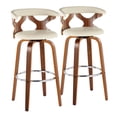 thumbnail image 1 of Gardenia 30" Fixed-Height Bar Stool, Bar Chairs, Swivel Bar Stools, Bar Stools Set of 2, 1 of 6