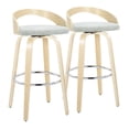 thumbnail image 1 of Grotto 30" Fixed-Height Bar Stool, Bar Chairs, Swivel Bar Stools, Bar Stools Set of 2, 1 of 10