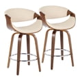 thumbnail image 1 of Symphony Counter Stools for Kitchen Counter in Faux Leather, Counter Height Chairs, Bar Stools Set of 2, Counter Height Chairs, Bar Stools For Kitchen Island, 1 of 10