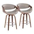 thumbnail image 1 of Symphony Counter Stools for Kitchen Counter in Faux Leather, Counter Height Chairs, Bar Stools Set of 2, Counter Height Chairs, Bar Stools For Kitchen Island, 1 of 10