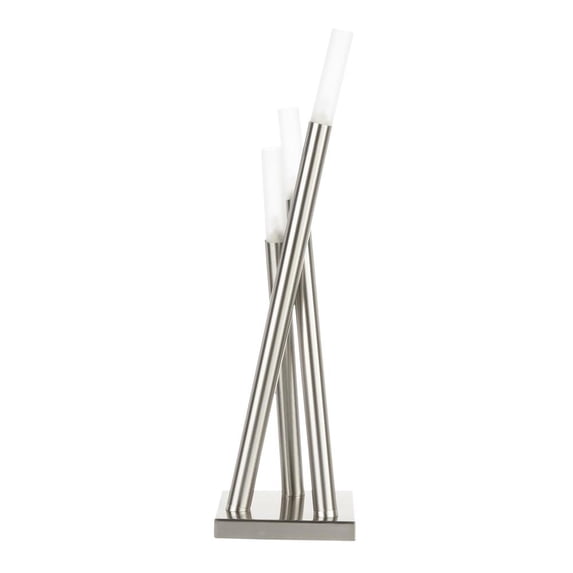 LumiSource Brushed Nickel Icicle Table Lamp