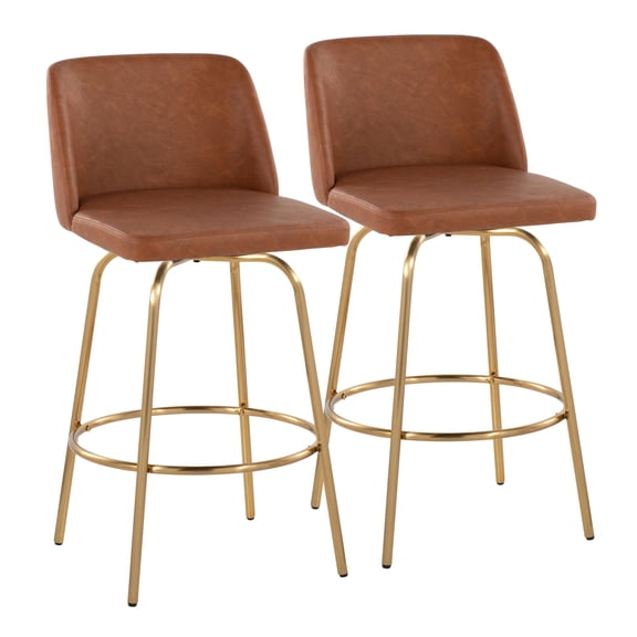 Toriano Counter Stools for Kitchen Counter, Counter Height Chairs, Bar Stools Set of 2, Counter Height Chairs, Bar Stools For Kitchen Island