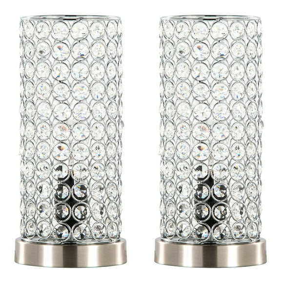 LumiSource Chandelier 11" Metal Uplight - Set of 2