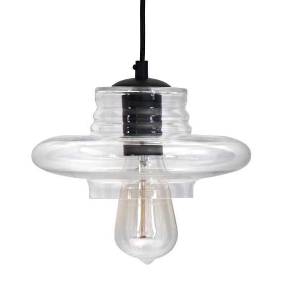 LumiSource Clear Torus Long Pendant Lamp