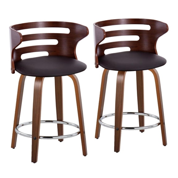 LumiSource Cosi Fixed-height Counter Stool - Set Of 2