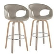 thumbnail image 1 of LumiSource Curva 30" Fixed-Height Barstool - Set of 2, 1 of 10
