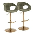 thumbnail image 1 of LumiSource Curva Adjustable Barstool - Set of 2, 1 of 10