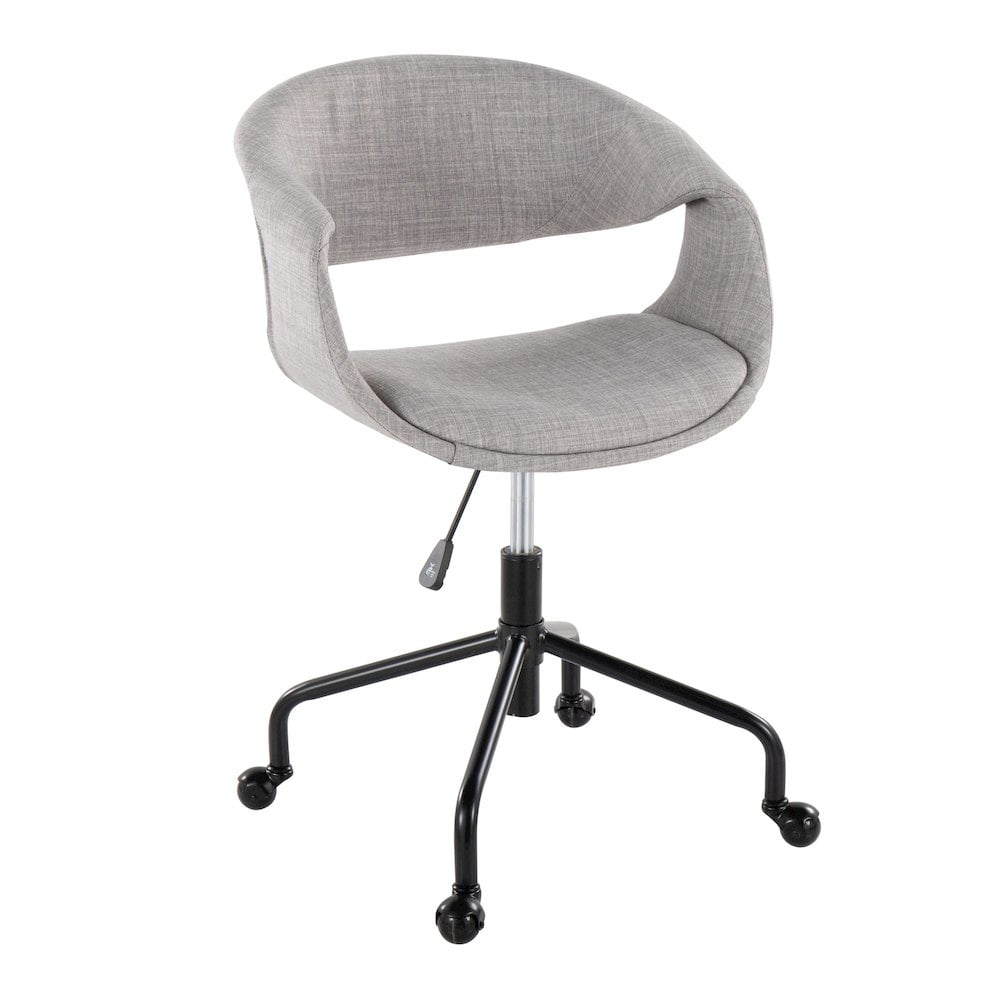 LumiSource Curvo Upholstered 4-Star Task Chair