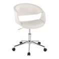 thumbnail image 1 of LumiSource Curvo Upholstered 5-Star Task Chair, 1 of 8