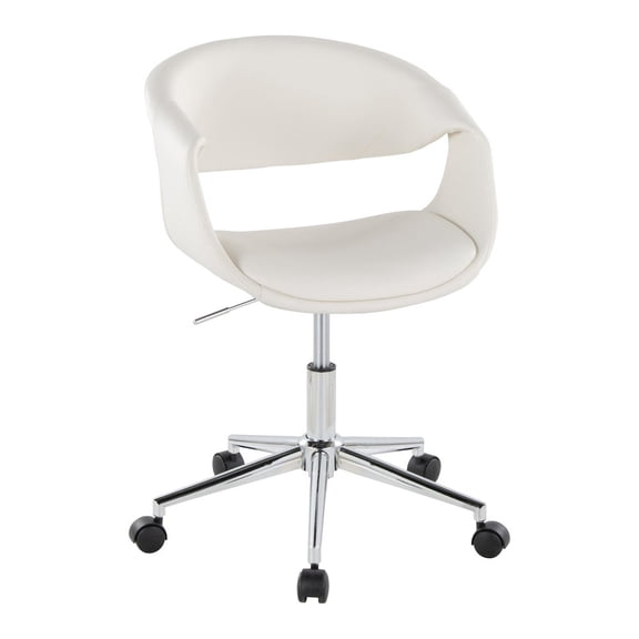 LumiSource Curvo Upholstered 5-Star Task Chair