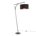 thumbnail image 1 of Daniella-Salon Floor Lamp for Bedroom, Floor Lamps for Living Room, Standing Lamps for Living Room, Modern Floor Lamp (Black w/ Copper Accent), 1 of 5