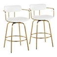 thumbnail image 1 of LumiSource Demi 26" Fixed-Height Counter Stool - Set of 2, 1 of 8