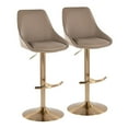 thumbnail image 1 of LumiSource Diana Adjustable Barstool - Set of 2, 1 of 10