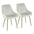 thumbnail image 1 of LumiSource Diana Solid Back Dining Side Chair - Set of 2, 1 of 6