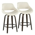 thumbnail image 1 of LumiSource Fabrico 26" Fixed-Height Counter Stool - Set of 2, 1 of 9