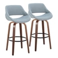 thumbnail image 1 of LumiSource Fabrico 30" Fixed-Height Barstool - Set of 2, 1 of 9