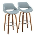 thumbnail image 1 of LumiSource Fabrico 30" Fixed-Height Barstool - Set of 2, 1 of 9