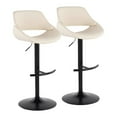 thumbnail image 1 of LumiSource Fabrico Adjustable Barstool - Set of 2, 1 of 10