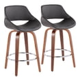 thumbnail image 1 of LumiSource Fabrico Fixed-Height Counter Stool - Set of 2, 1 of 9