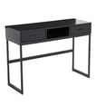 thumbnail image 1 of LumiSource Black Metal, Black Wood Franklin Console Table, 1 of 9