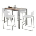 thumbnail image 1 of Fuji-Mara Upholstered Counter Height Dining Set - 5 Piece, High Top Table Set for 4, Counter Table and Chairs set of 4, Counter Height Table and Chairs, Kitchen & Dining Room Sets, 1 of 5