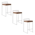 thumbnail image 1 of LumiSource Fuji Stacker 26" Fixed-Height Counter Stool - Set of 3, 1 of 11