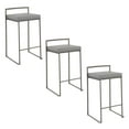 thumbnail image 1 of LumiSource Fuji Stacker 26" Fixed-Height Counter Stool - Set of 3, 1 of 5